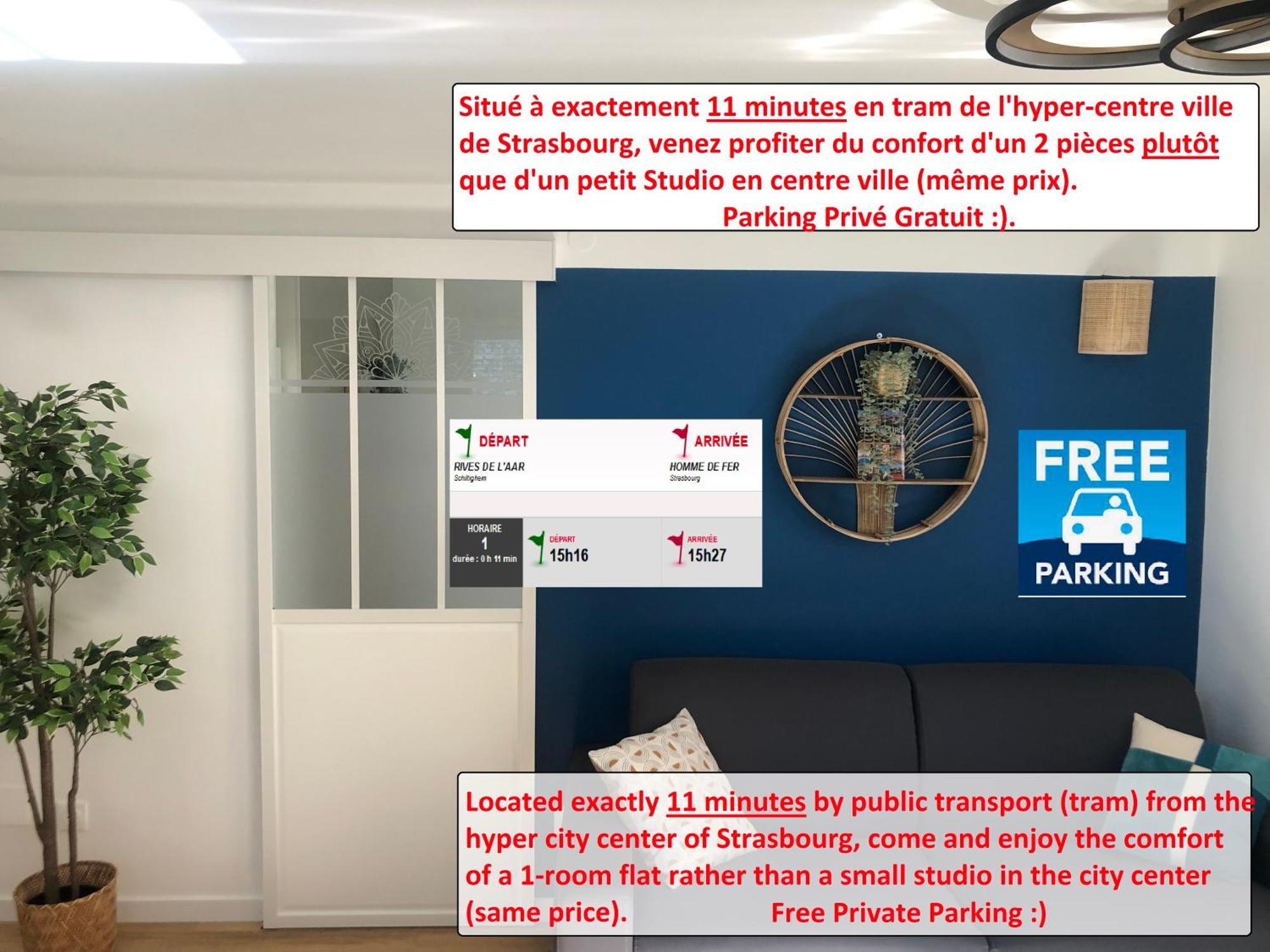 T2 - Tram Direct Strasbourg Centre Ville En 11 Min - Parking Gratuit Schiltigheim Buitenkant foto